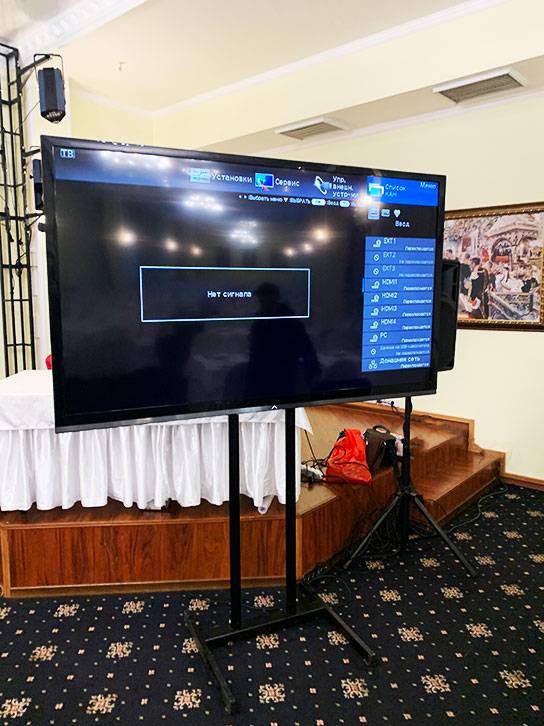 Прокат, Аренда телевизора 78 дюйма в Москве - качественное оборудование для мероприятий